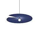Luminaria colgante SPIRRA SOFT 3.0 E27 IP20, azul índigo