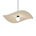 Luminaria colgante WAVE SOFT 1.0 E27 IP20, piedra caliza