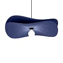 Luminaria colgante WAVE SOFT 2.0 E27 IP20, azul índigo