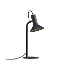 Luminaria de mesa ROOMOR TABLE 1.1 - PAR16 / SHADE 1.0 con interruptor, con enchufe, ajustable GU10 IP20, mate, negro intenso 