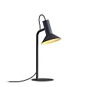 Luminaria de mesa ROOMOR TABLE 1.1 - PAR16 / SHADE 1.0 con interruptor, con enchufe, ajustable GU10 IP20, dorado, negro intenso 