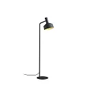 Luminaria de pedestal ROOMOR FLOOR 1.2 - PAR16 / SHADE 2.0 con interruptor, con enchufe, ajustable GU10 IP20, dorado