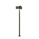 Luminaria de exterior KIOSK 1.3 de 3 llamas, ajustable, sin zócalo IP65, color bronce, mate regulable