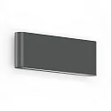 Luminaria de pared para exteriores KIOSK 2.0 IP65, antracita regulable