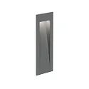 Luminaria de pared empotrable ORIS OUTDOOR WALL REC 0.7 / 350/500/700MA abajo, corriente constante, indirecta IP65, gris, mate 