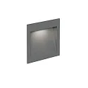 Luminaria empotrable para exteriores ORIS OUTDOOR WALL REC 1.3 abajo, corriente constante, indirecta IP65, gris 