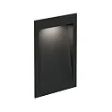 Luminaria empotrable para exteriores ORIS OUTDOOR WALL REC 2.0 abajo, corriente constante, indirecta IP65, negro mate 