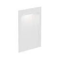 Luminaria empotrable para exteriores ORIS OUTDOOR WALL REC 2.0 abajo, corriente constante, indirecta IP65, blanco mate 