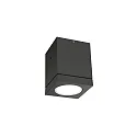 Luminaria de techo para exteriores TUBE CARRÉ 1.0 PAR16 abajo, angular, rígido GU10 IP65, antracita
