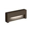 Luminaria de pared para exteriores RETO OUTDOOR WALL SURF 2.0 IP65, color bronce regulable