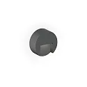 Luminaria de pared para exteriores RETO ROUND WALL SURFACE OUTDOOR 0.8 redondo IP65, antracita regulable