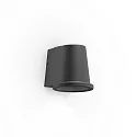 Luminaria de pared para exteriores CLASCO 1.0 IP65, antracita regulable