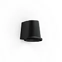 Luminaria de pared para exteriores CLASCO 1.0 IP65, negro mate regulable