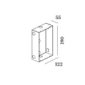 Carcasa empotrable ORIS 2.0 - CONCRETE HOUSING descarga, negro