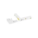 Conector en L STREX 48V mecánico, versión de montaje en superficie, izquierda-derecha, blanco
