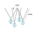 Wever & Ducré Kit de montaje WIRO CEILING SUSP SET DECENTER 4.0, negro