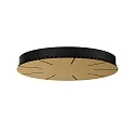 ceiling canopy 3-fold, champagner, black