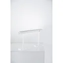 Zafferano Accessory for PENCIL MODULO LUCE Table brackets, set of 2, transparent